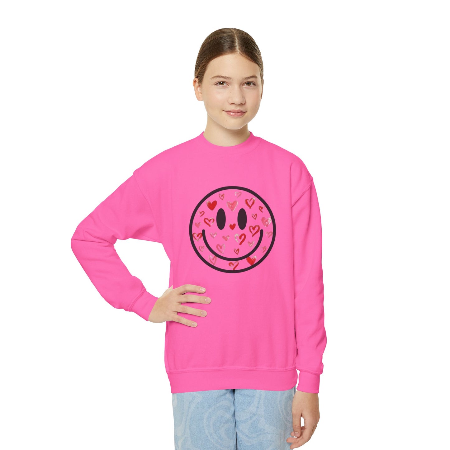 Heart Graffiti Youth Sweatshirt