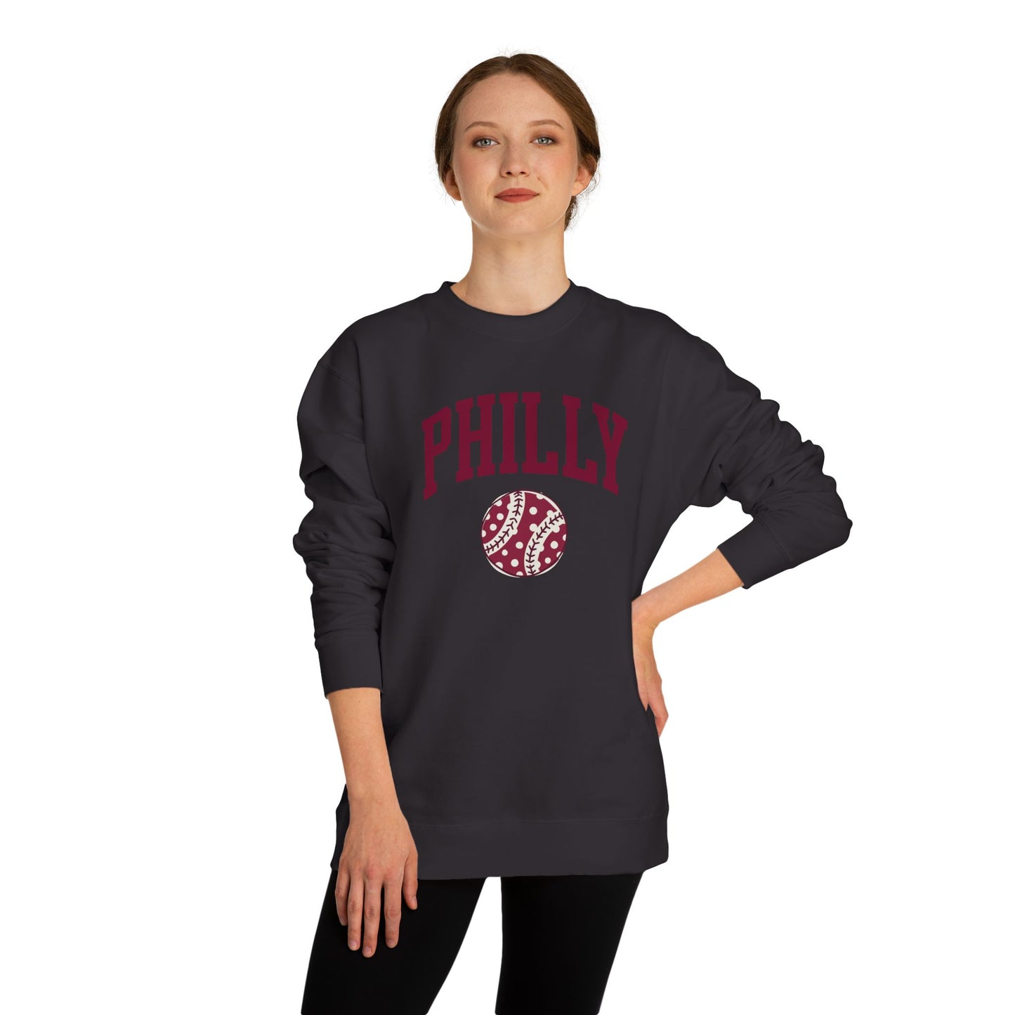 PHILLY Baseball Crew Neck Sweatshirt