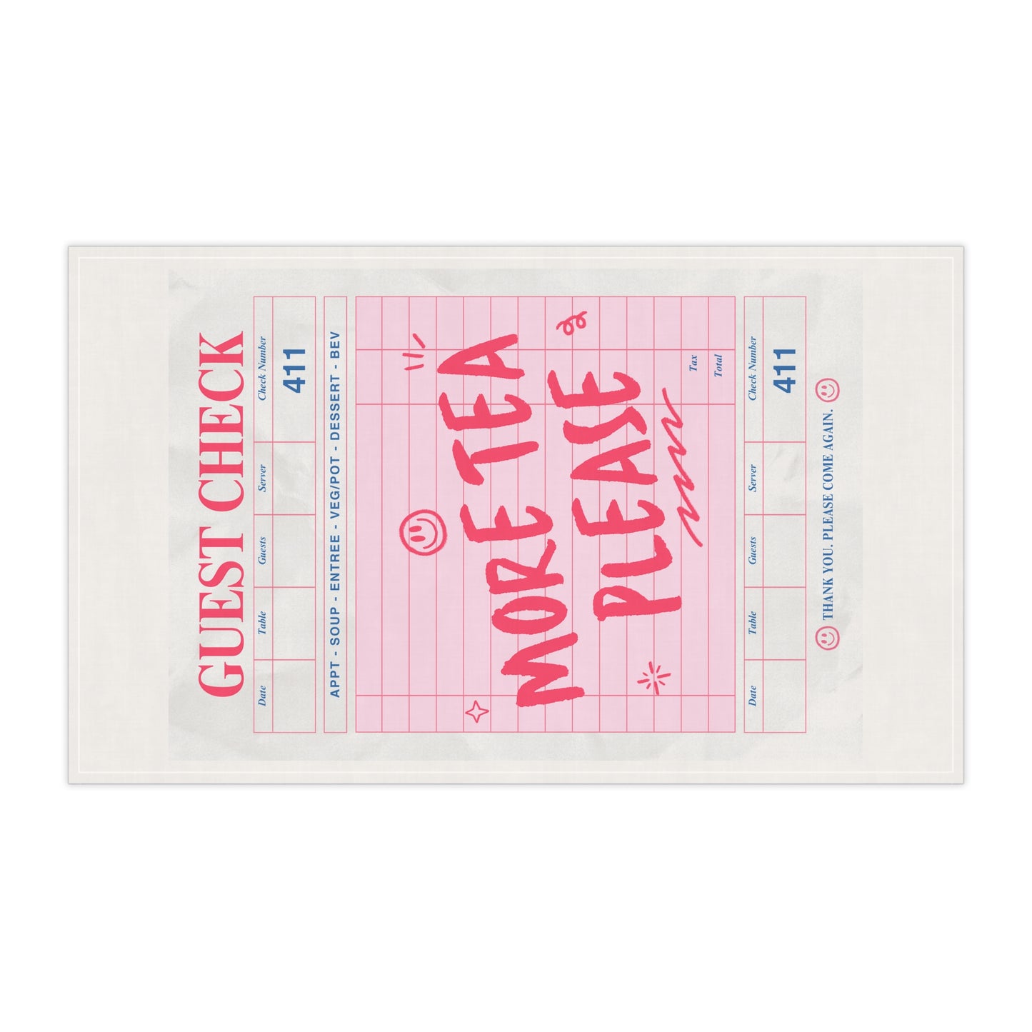 More Tea Please Cotton Tea Towel