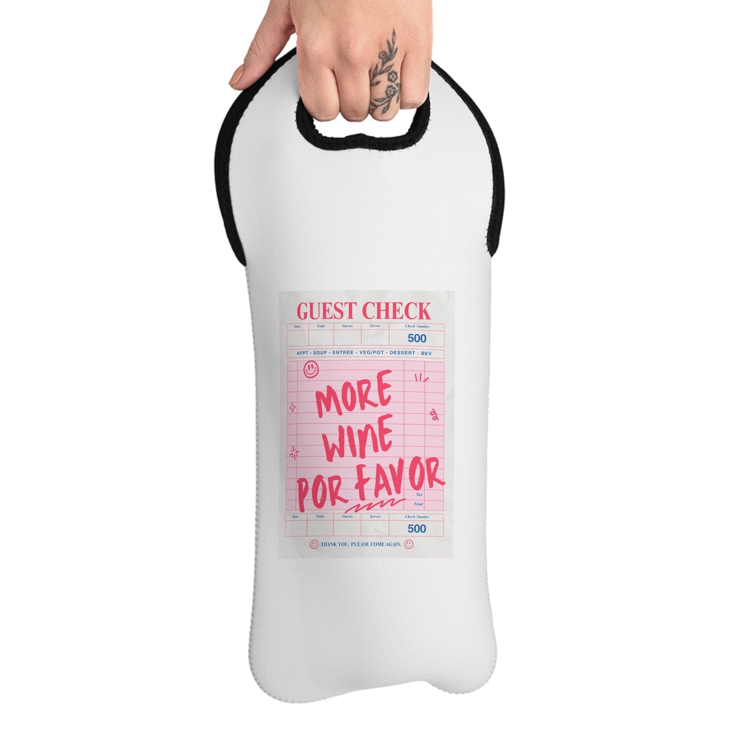 More Wine Por Favor Wine Tote