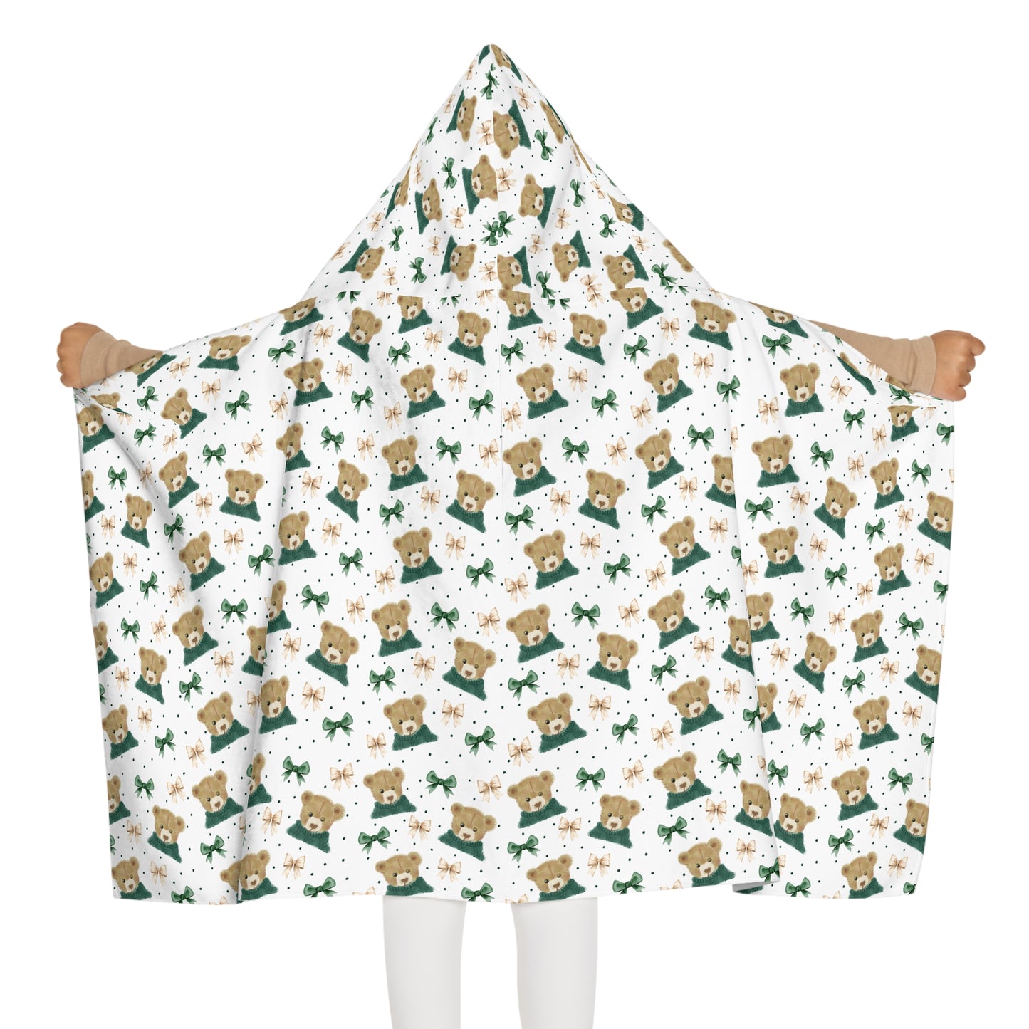 Teddy Bear Youth Hooded Towel