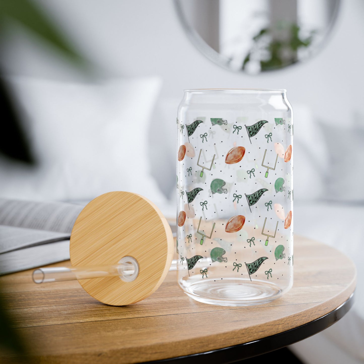 Eagles Glass Cup, 16oz
