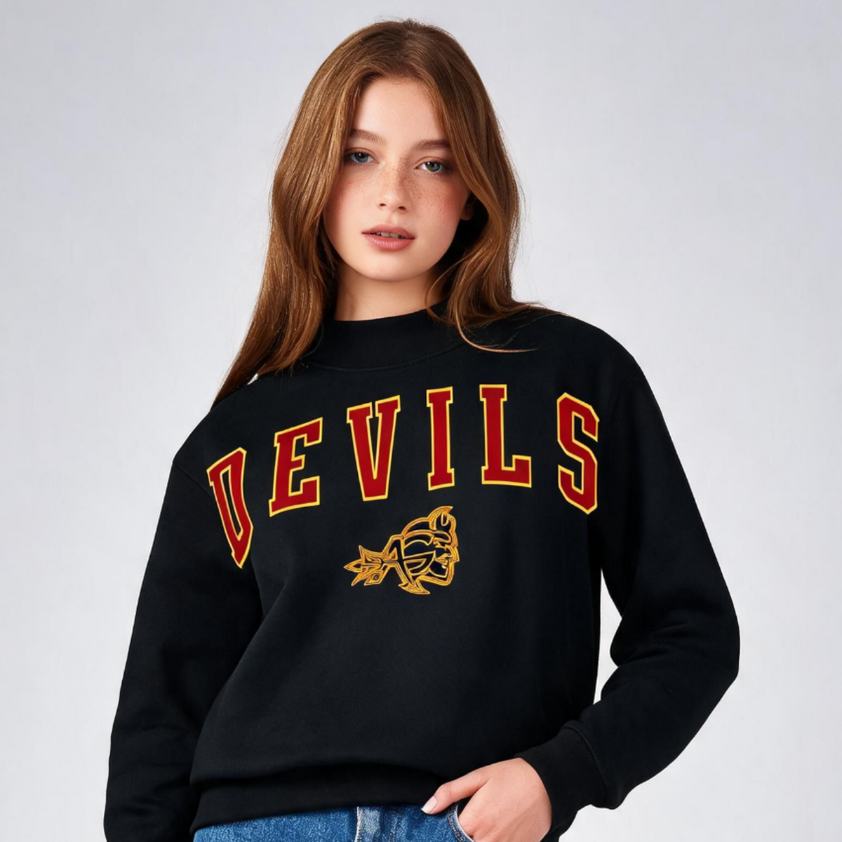Devils Mock Neck