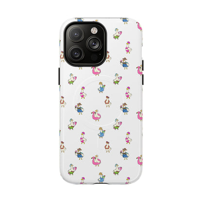 Cute Goose Summer Pattern Tough Magnetic Case
