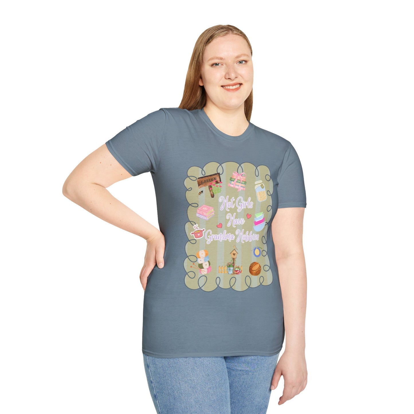 Hot Girls Grandma Hobbies T-Shirt