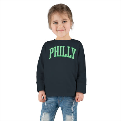 PHILLY Seersucker Toddler Long Sleeve Tee