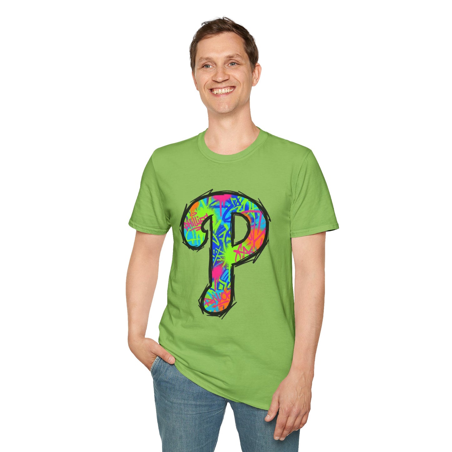 80s Funky 'P' Retro T-Shirt