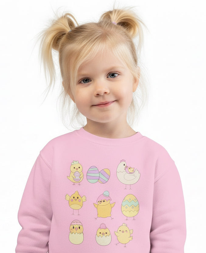 Baby Chick Easter Toddler Sweatshirt