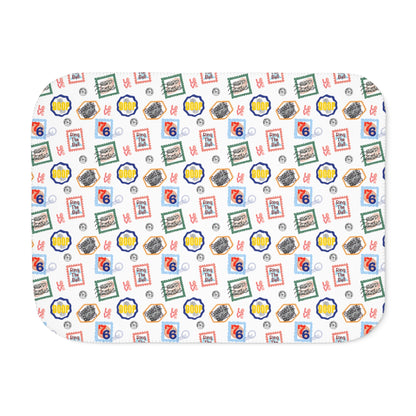 Philadelphia Teams Stamp Sherpa Blanket