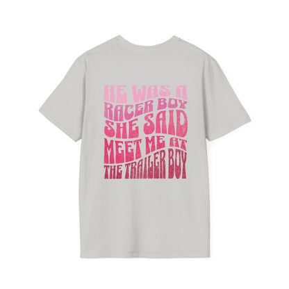 Racer Boy Pink T-Shirt