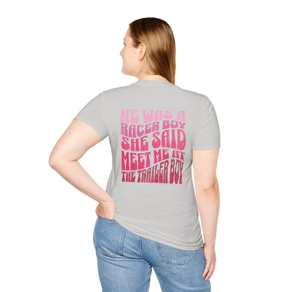 Racer Boy Pink T-Shirt