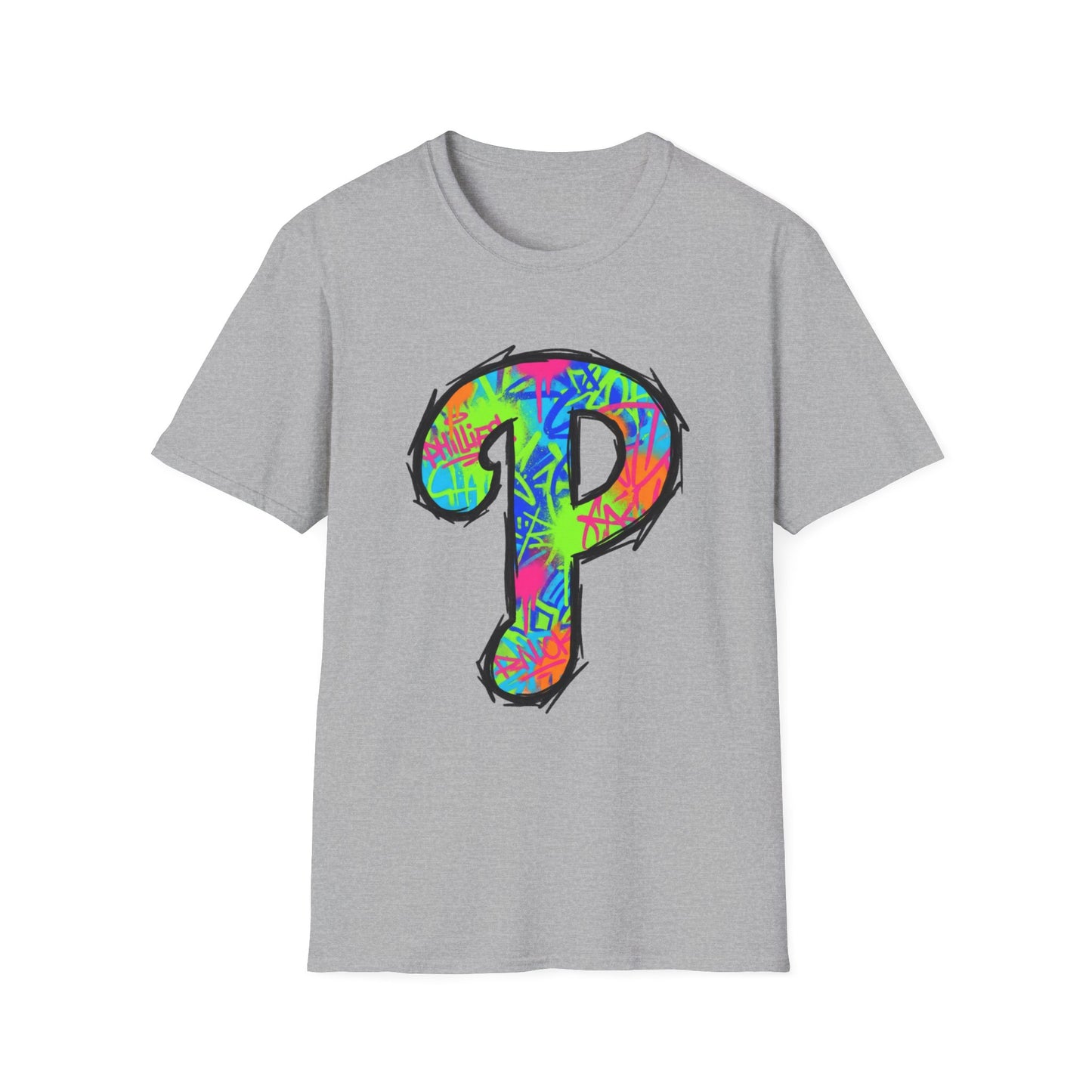 80s Funky 'P' Retro T-Shirt