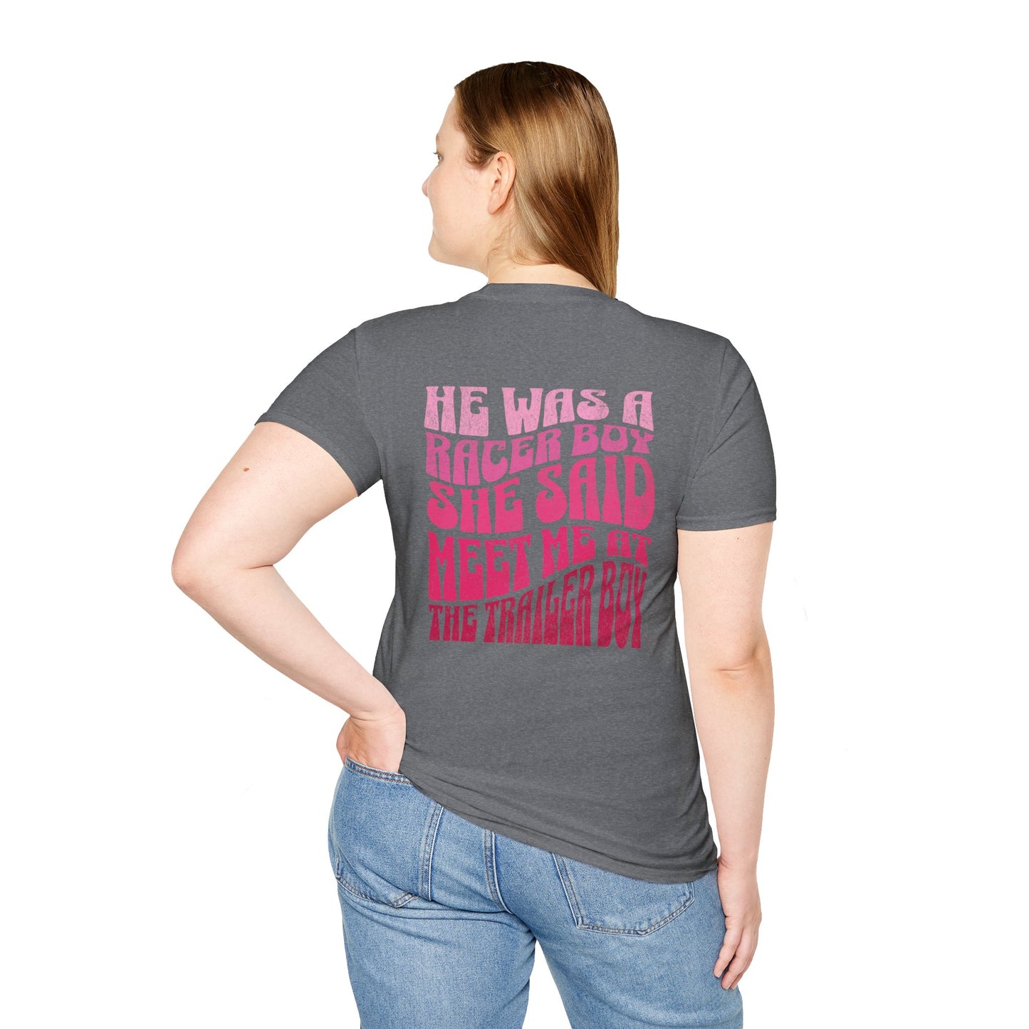 Racer Boy Pink T-Shirt
