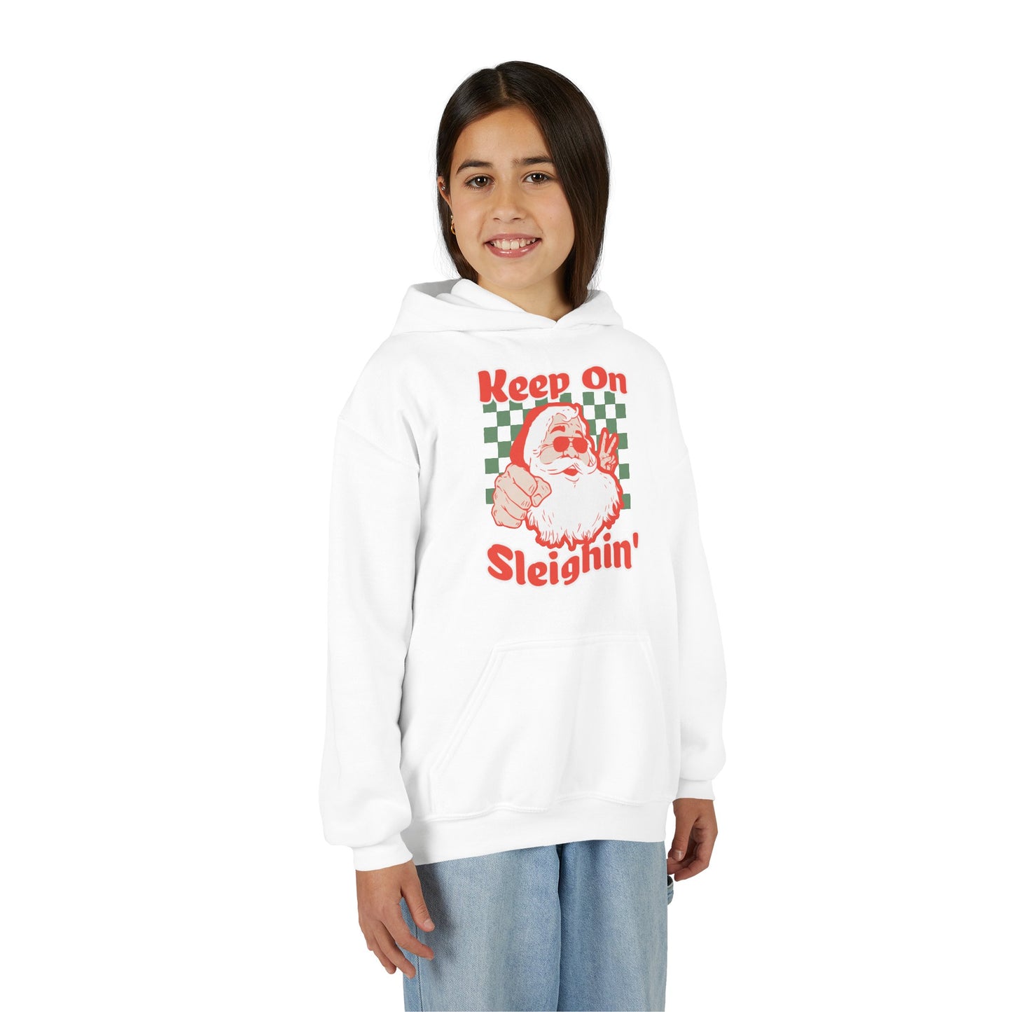 Youth Sleighin' Hooded Sweatshirt
