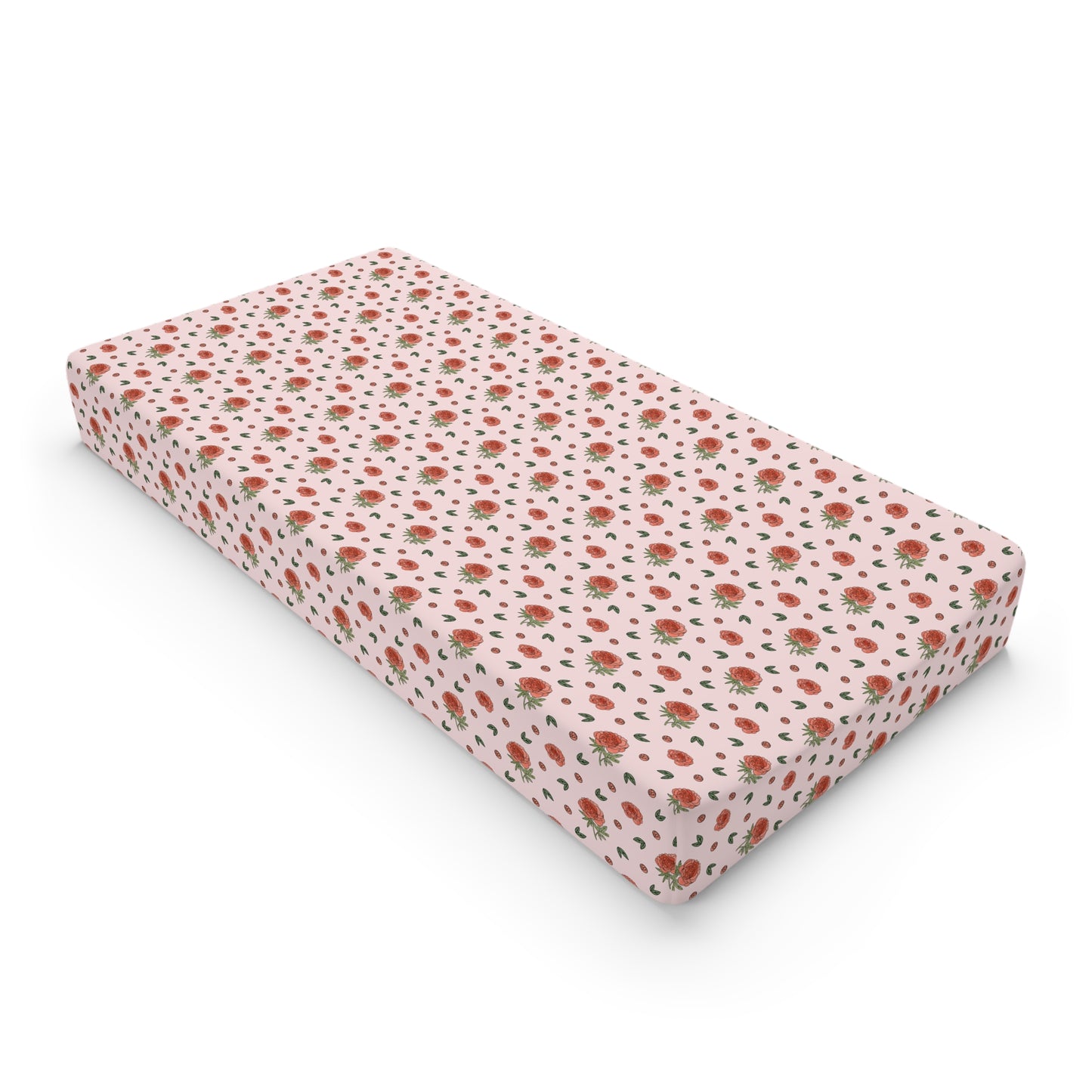 Peony Baby Changing Pad Cover