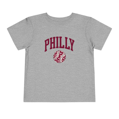 PHILLY Baseball Toddler Short Sleeve Tee