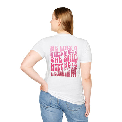 Racer Boy Pink T-Shirt