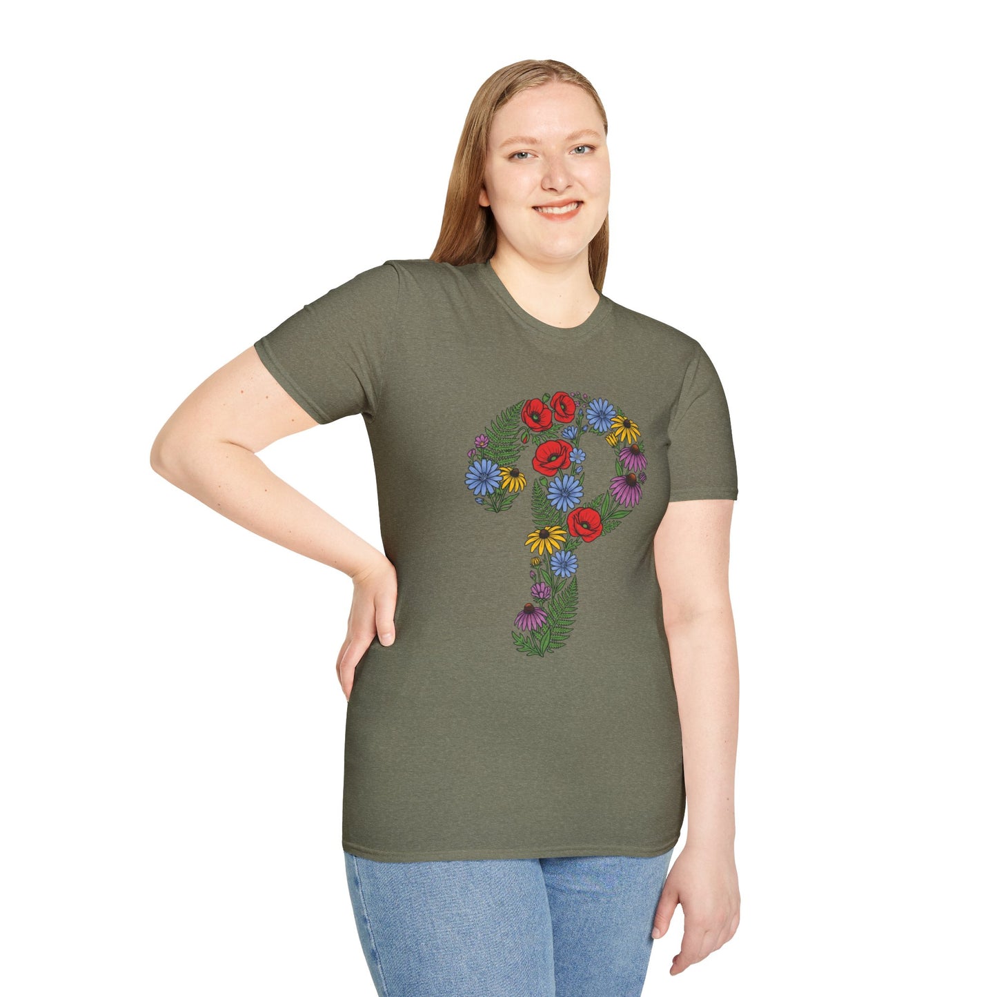 Floral  P T-Shirt