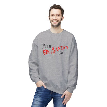 Unisex Santa's Beer Tab Midweight Crewneck Sweatshirt