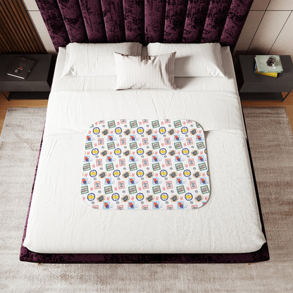 Philadelphia Teams Stamp Sherpa Blanket