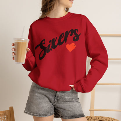 Sixers Heart Sweatshirt