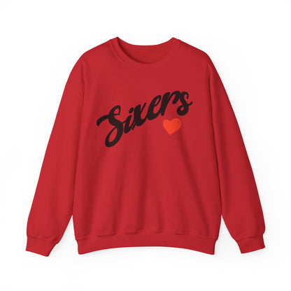 Sixers Heart Sweatshirt