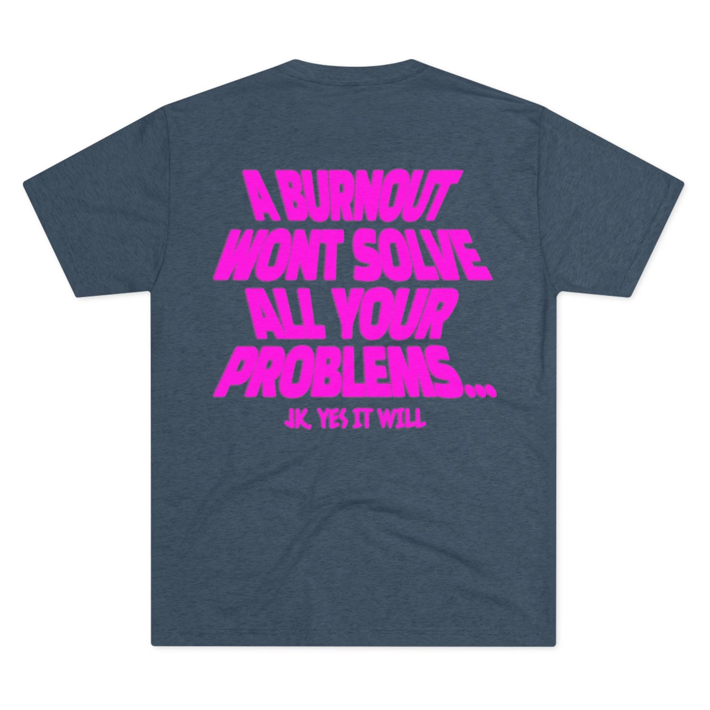 Burnout Tee Magenta