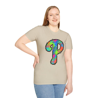 80s Funky 'P' Retro T-Shirt