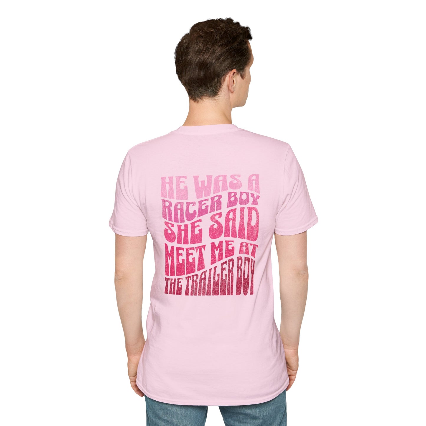 Racer Boy Pink T-Shirt