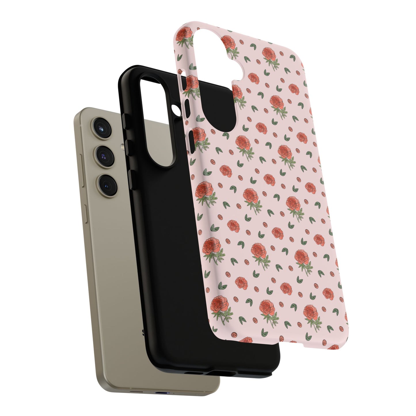 Peony Collage Phone Case
