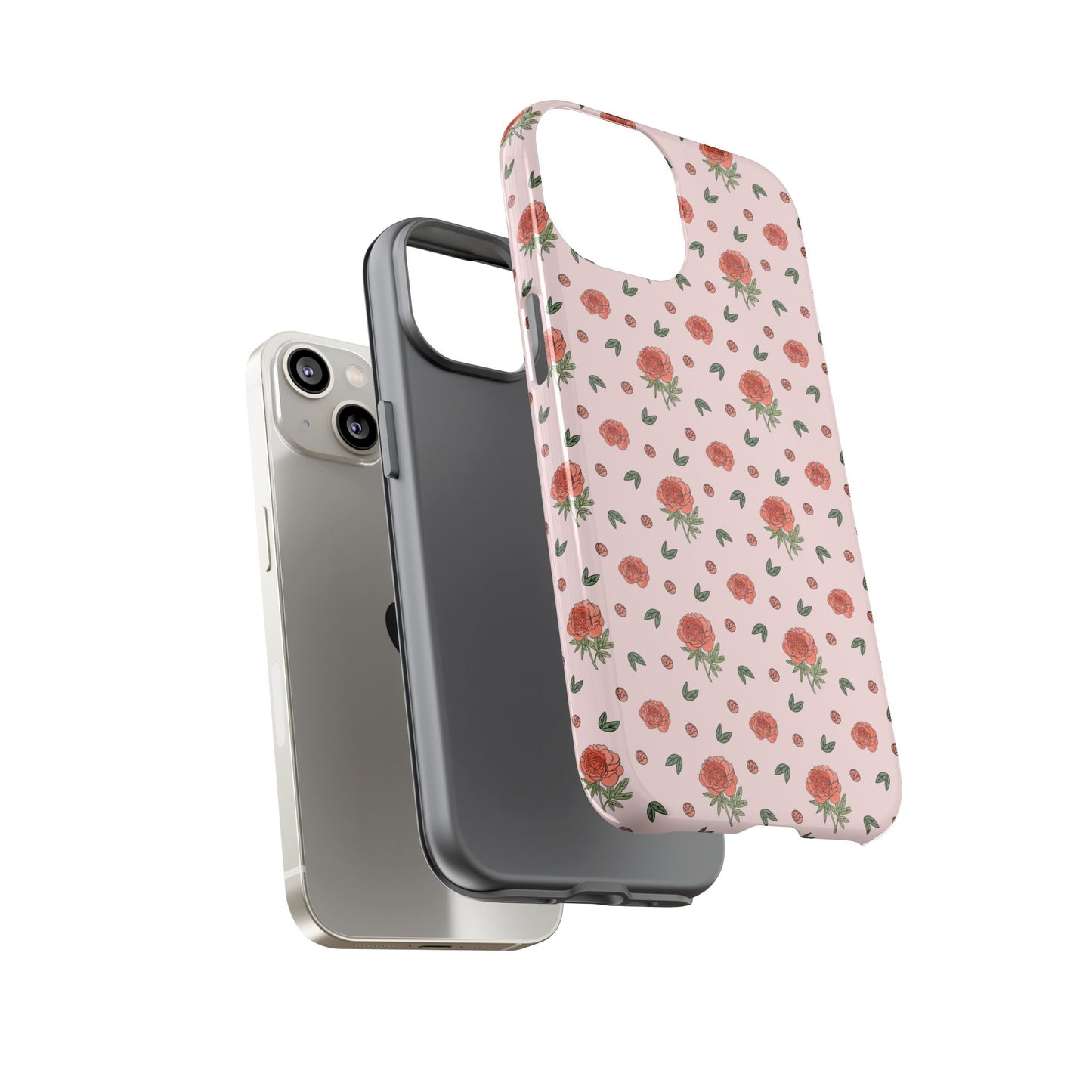 Peony Collage Phone Case