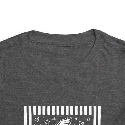 Eagles Girl Collage Toddler Tee