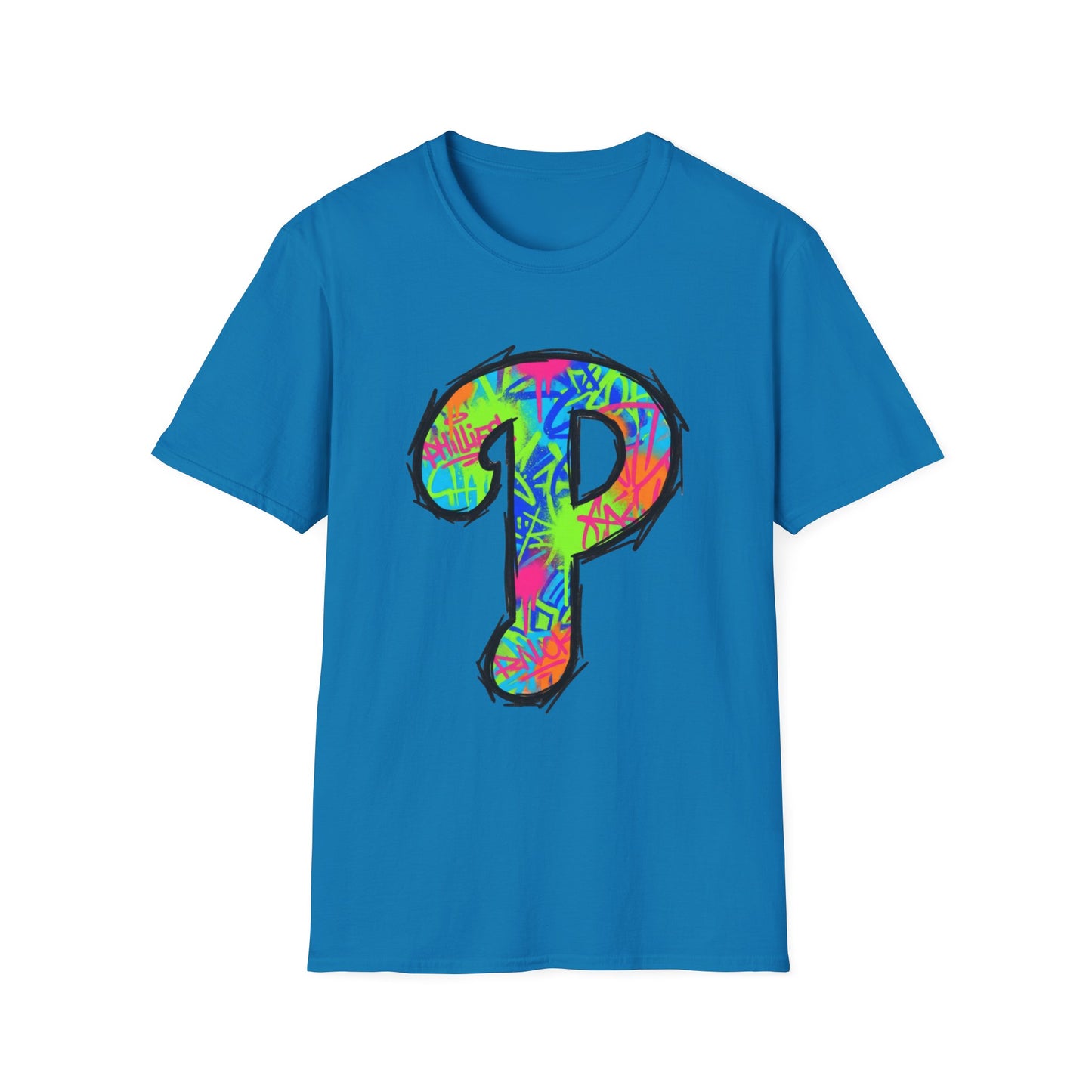 80s Funky 'P' Retro T-Shirt