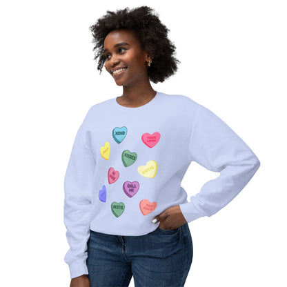 Candy Heart Crewneck Sweatshirt