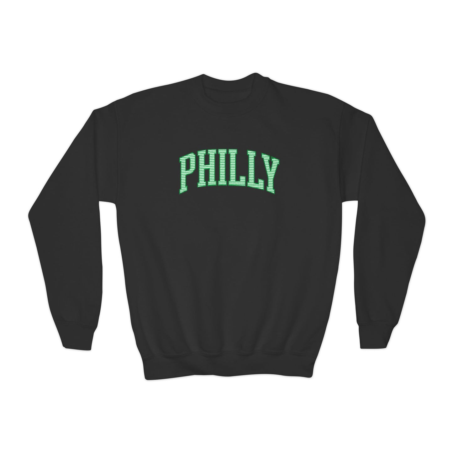 PHILLY Seersucker Youth Crewneck Sweatshirt