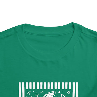 Eagles Girl Collage Toddler Tee
