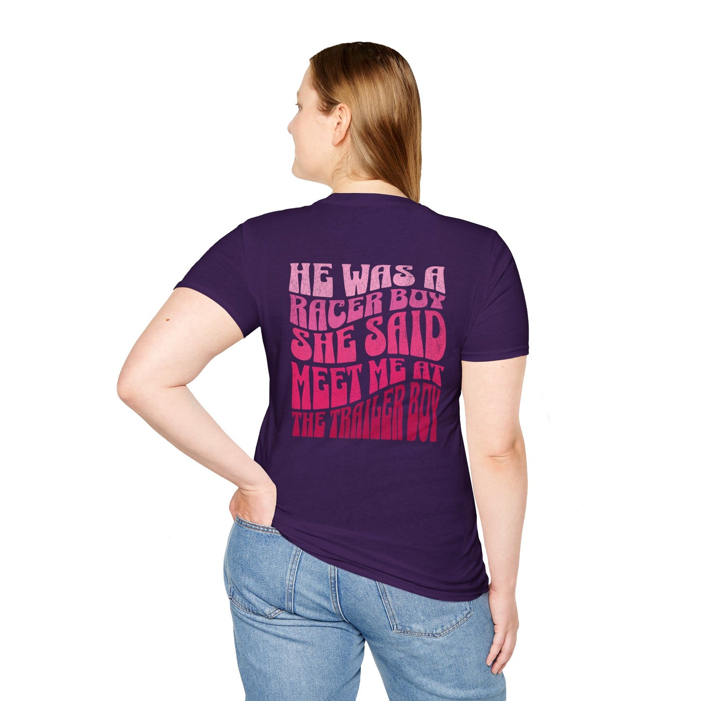 Racer Boy Pink T-Shirt