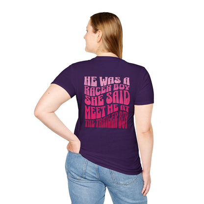 Racer Boy Pink T-Shirt