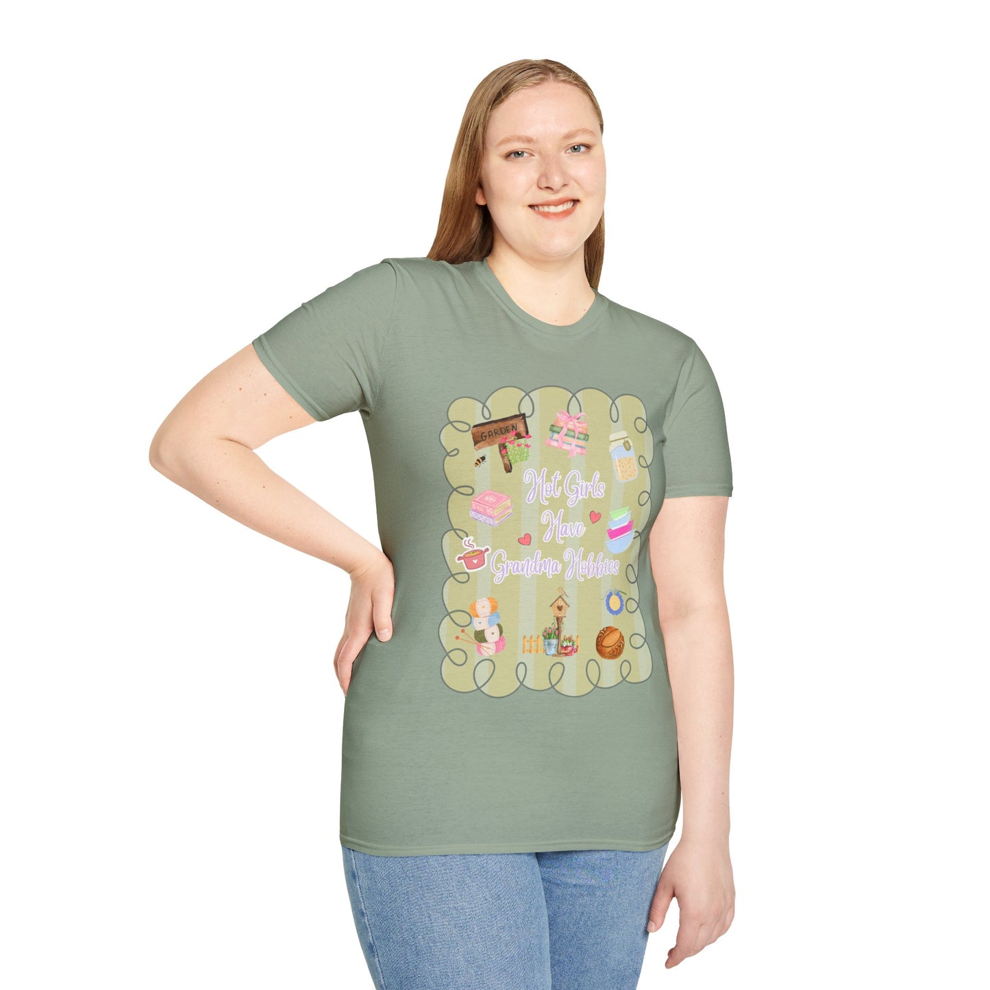 Hot Girls Grandma Hobbies T-Shirt