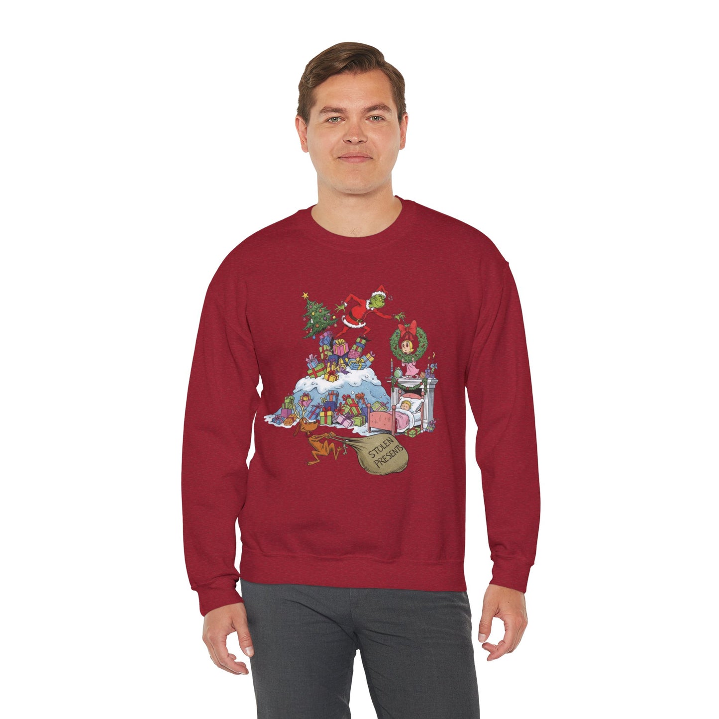Grinch Presents Unisex Heavy Blend™ Crewneck Sweatshirt