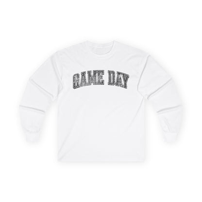 Game Day Distressed Long Sleeve Tee
