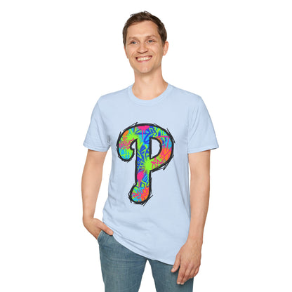 80s Funky 'P' Retro T-Shirt