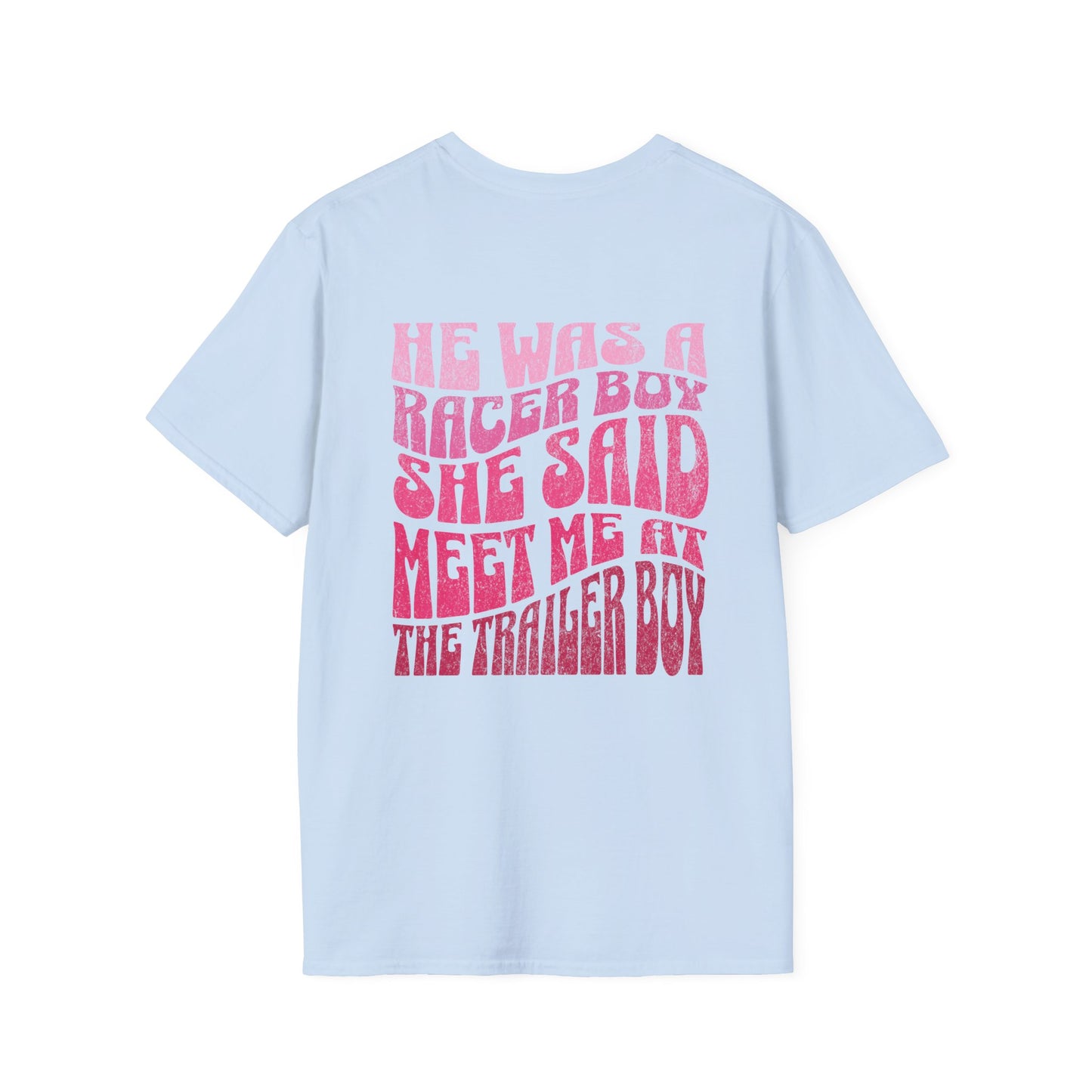 Racer Boy Pink T-Shirt