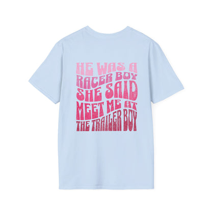 Racer Boy Pink T-Shirt