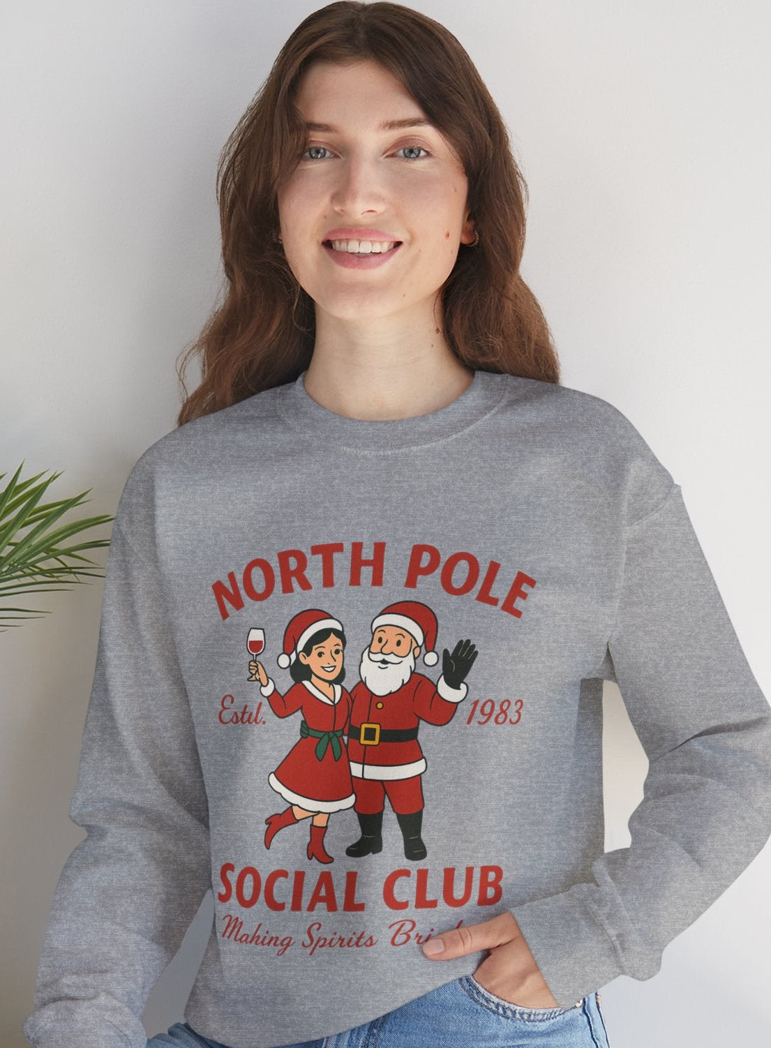 Santa Social Sweatshirt
