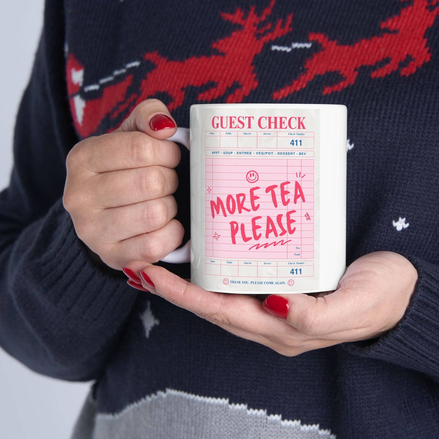 More Tea Please Ceramic Mug (11oz & 15oz)