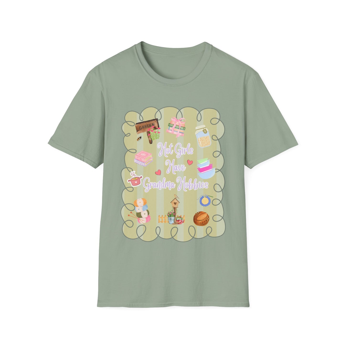 Hot Girls Grandma Hobbies T-Shirt