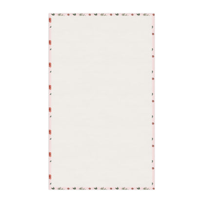 Peony Cotton Tea Towel — Floral Kitchen Tea Towel