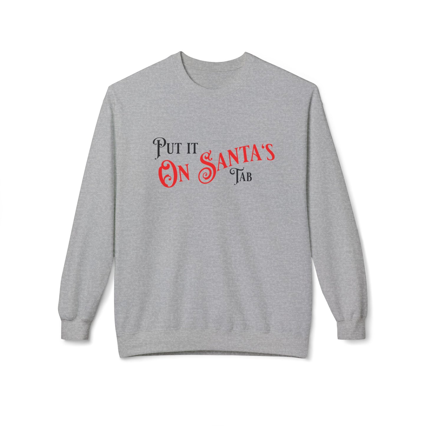 Unisex Santa's Beer Tab Midweight Crewneck Sweatshirt