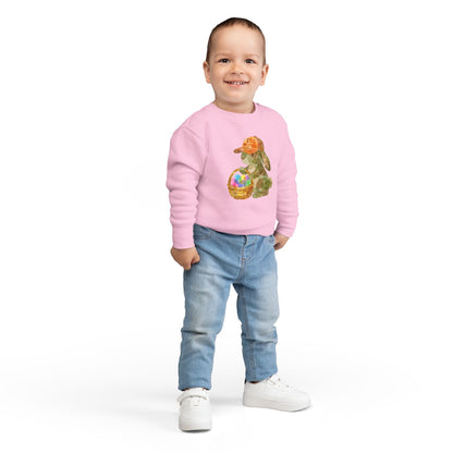 Watercolor Camo "Egg Hunter" Toddler Sweatshirt